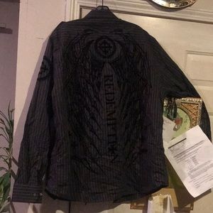 Raw state men xl button down shirt